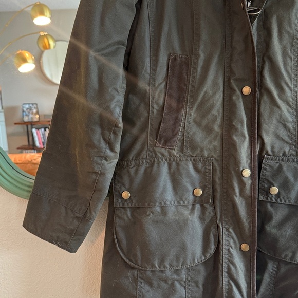 Women's barbour Beadnell wax Jacket size U.S. 4 - Picture 3 of 7